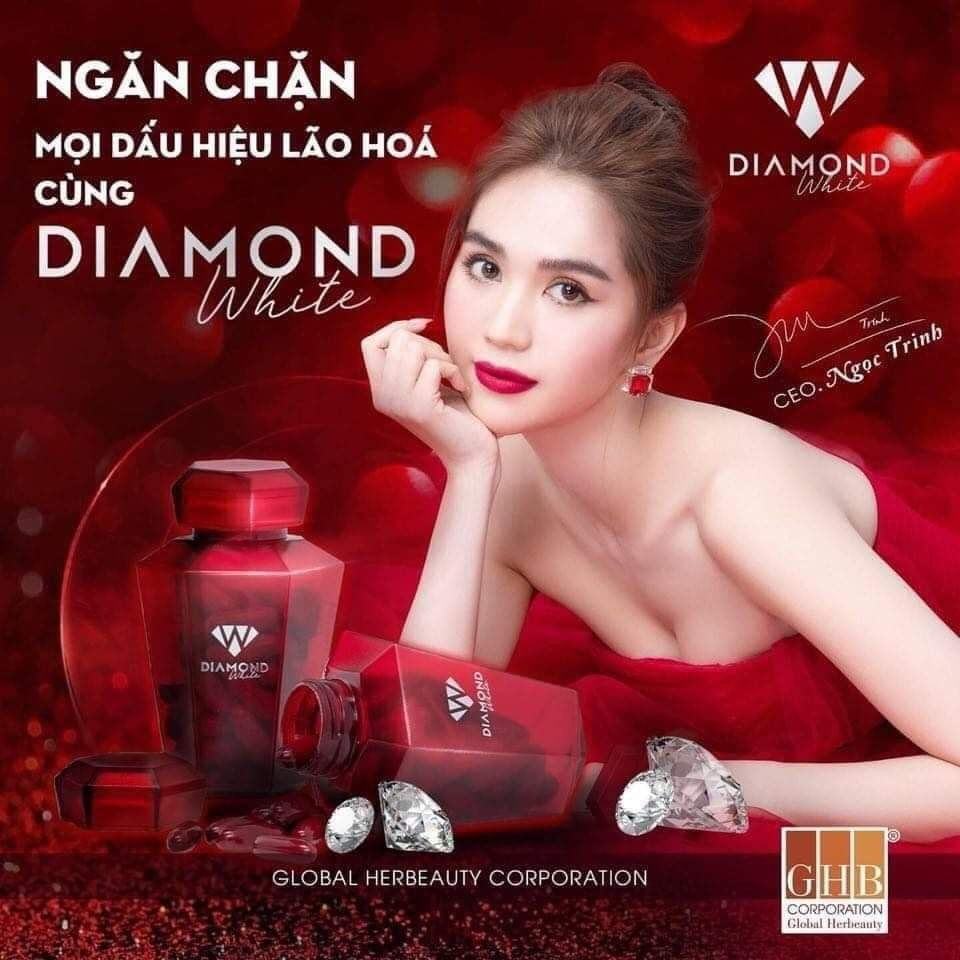 Viên uống trắng da Ngọc Trinh Diamond White chính hãng