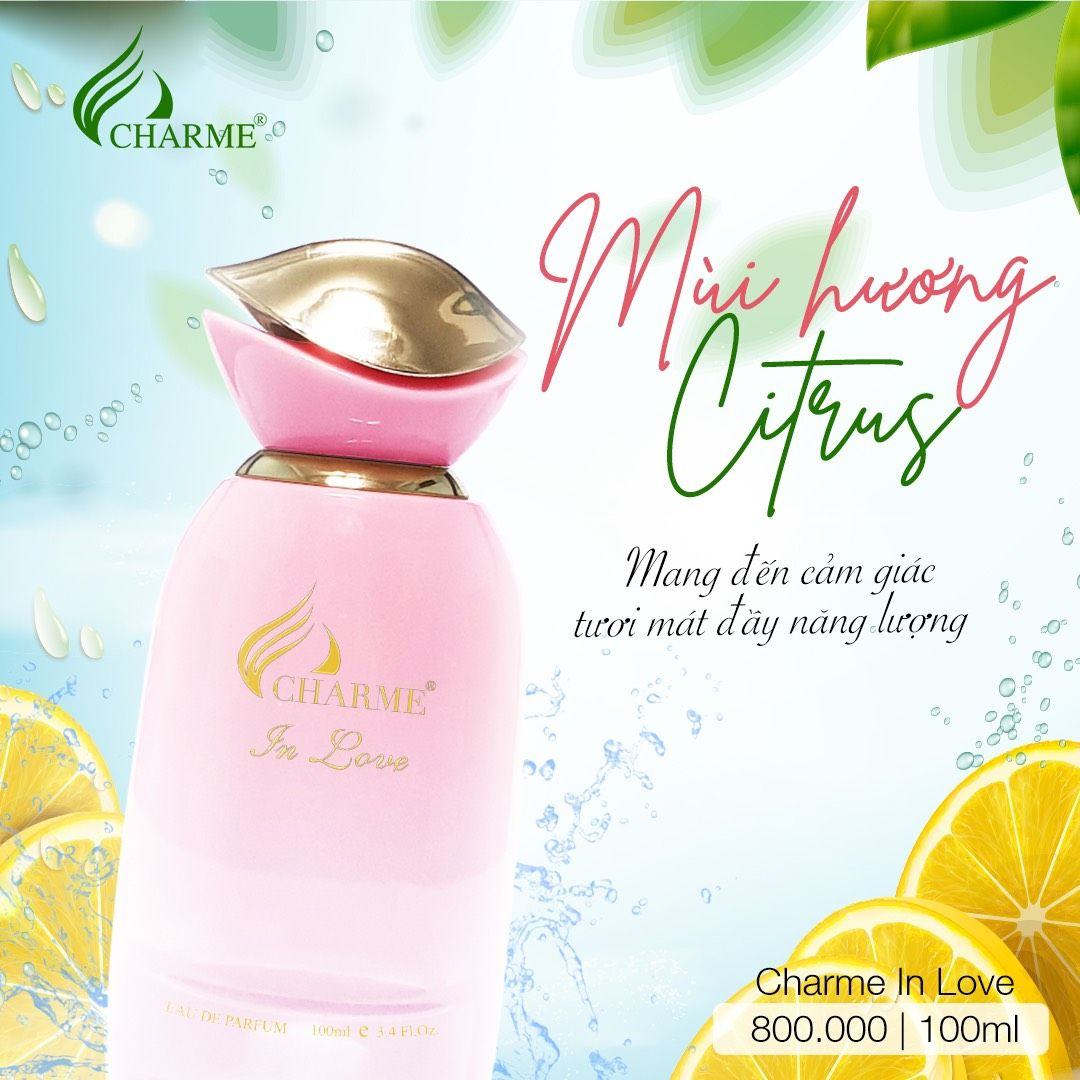 Nhóm hương citrus cho mùa hè của nữ