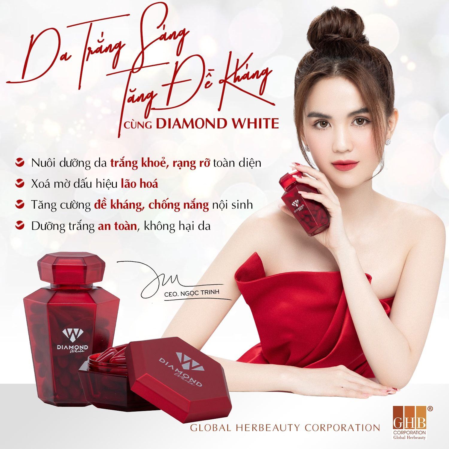 Da trắng sáng - tăng đề kháng với Diamond White
