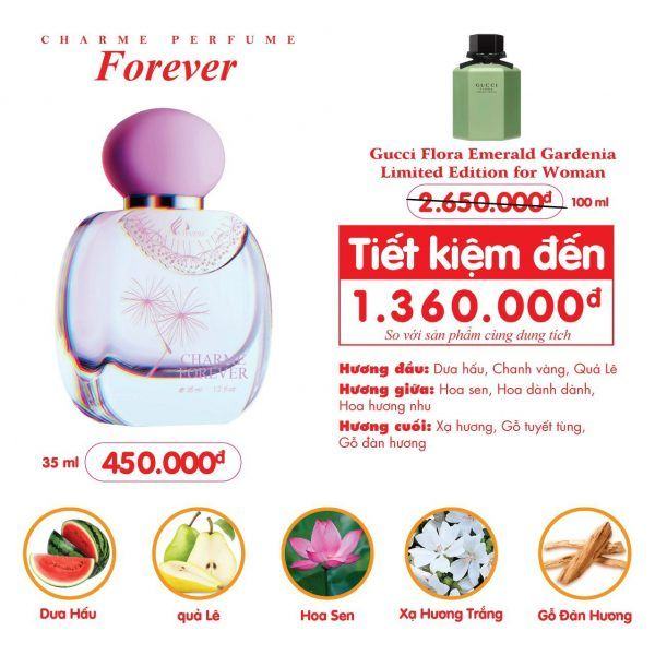 Nước hoa nữ Charme Forever 35ml chính hãng