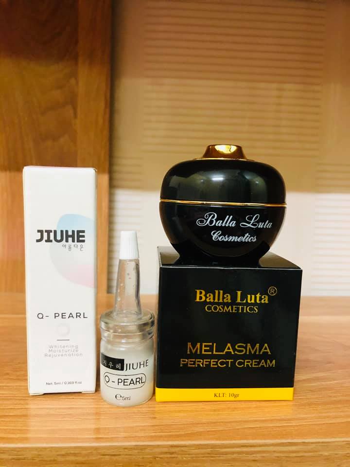 Combo Cao Nám Balla Luta kết hợp Jiuhe mờ thâm nám Chính hãng