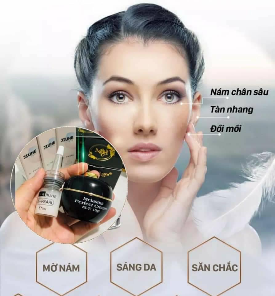 Combo Cao Nám Balla Luta kết hợp Jiuhe mờ thâm nám Chính hãng