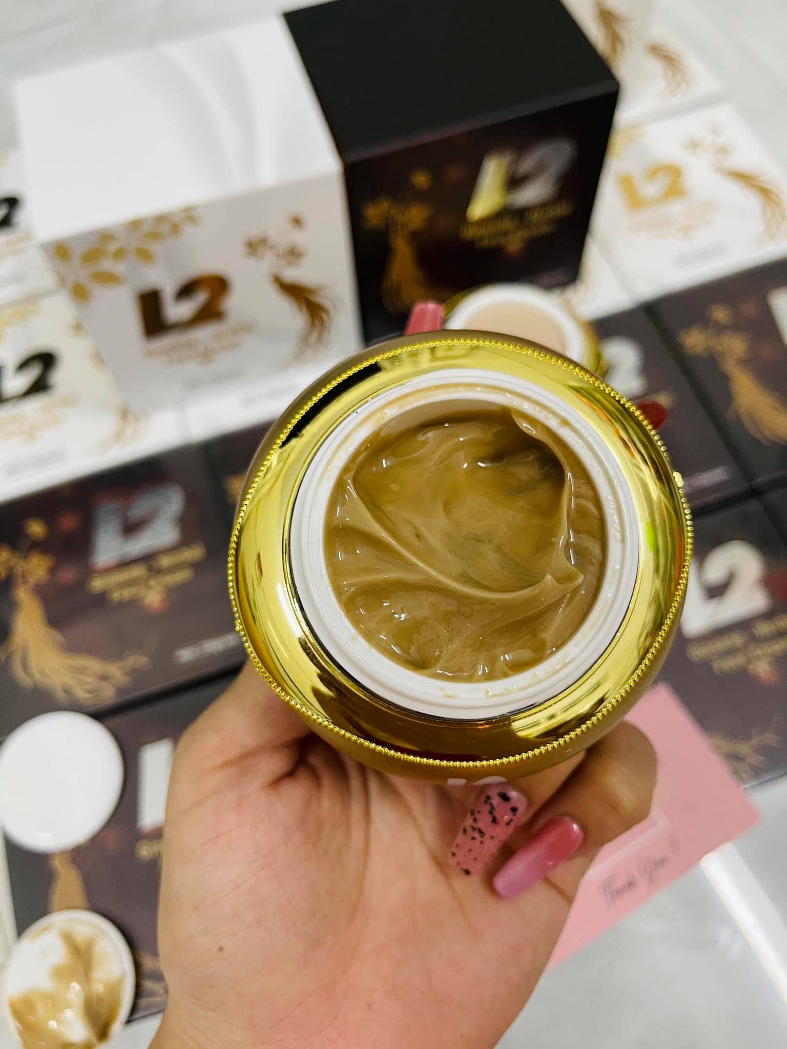 Kem tái tạo da thảo dược L2 hủ vàng hàng chính hãng