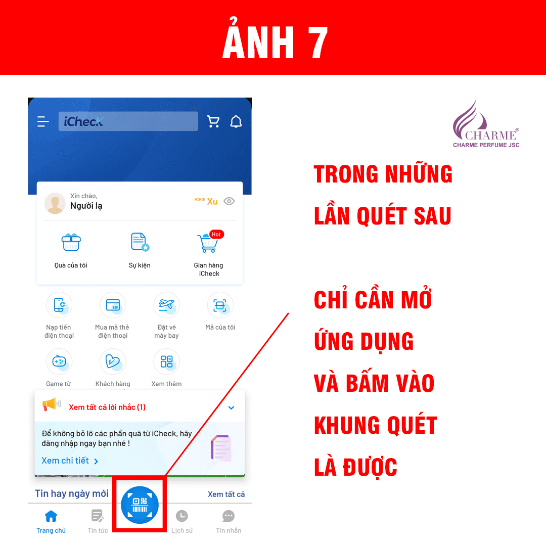 Cách check hàng chính hãng bằng mã vạch