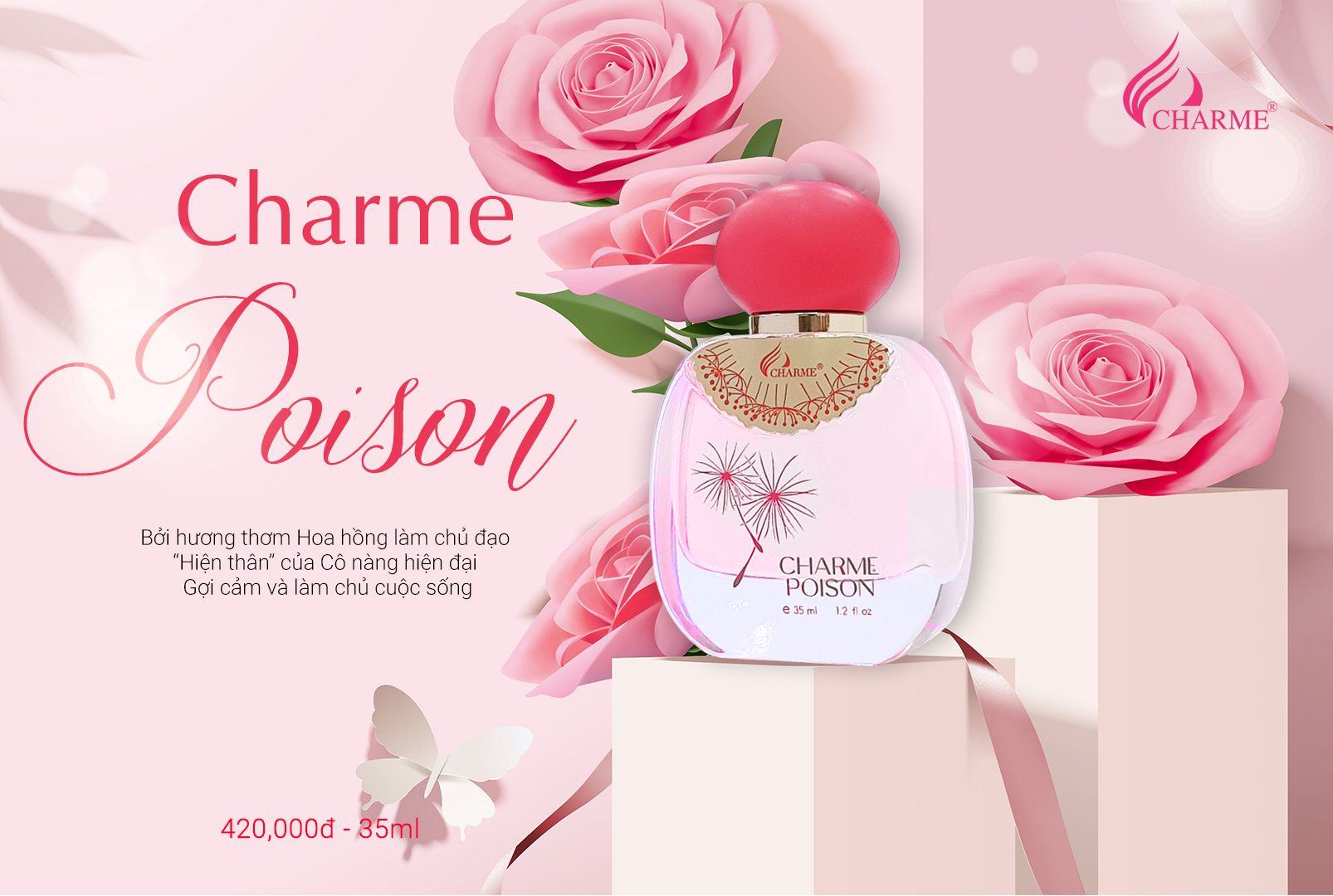 Nước hoa nữ Charme Poison 35ml chính hãng