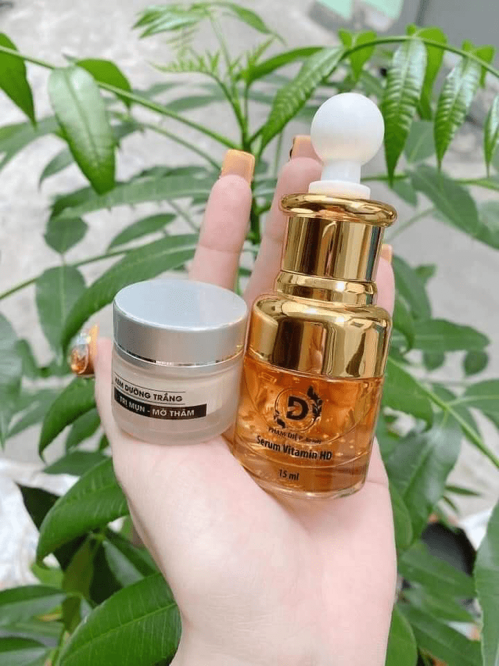 Combo Serum HD kết hợp kem Face Mây
