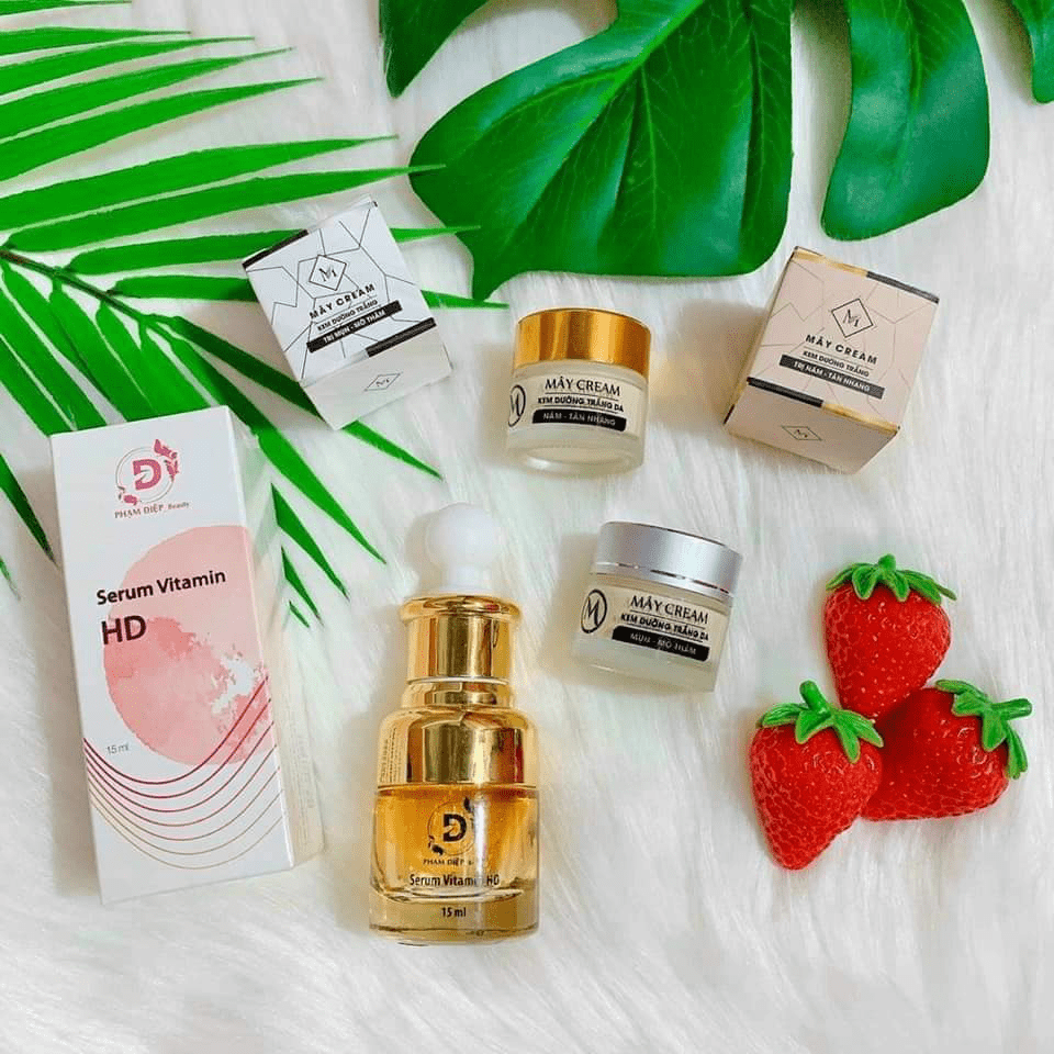 Combo Serum HD kết hợp kem Face Mây