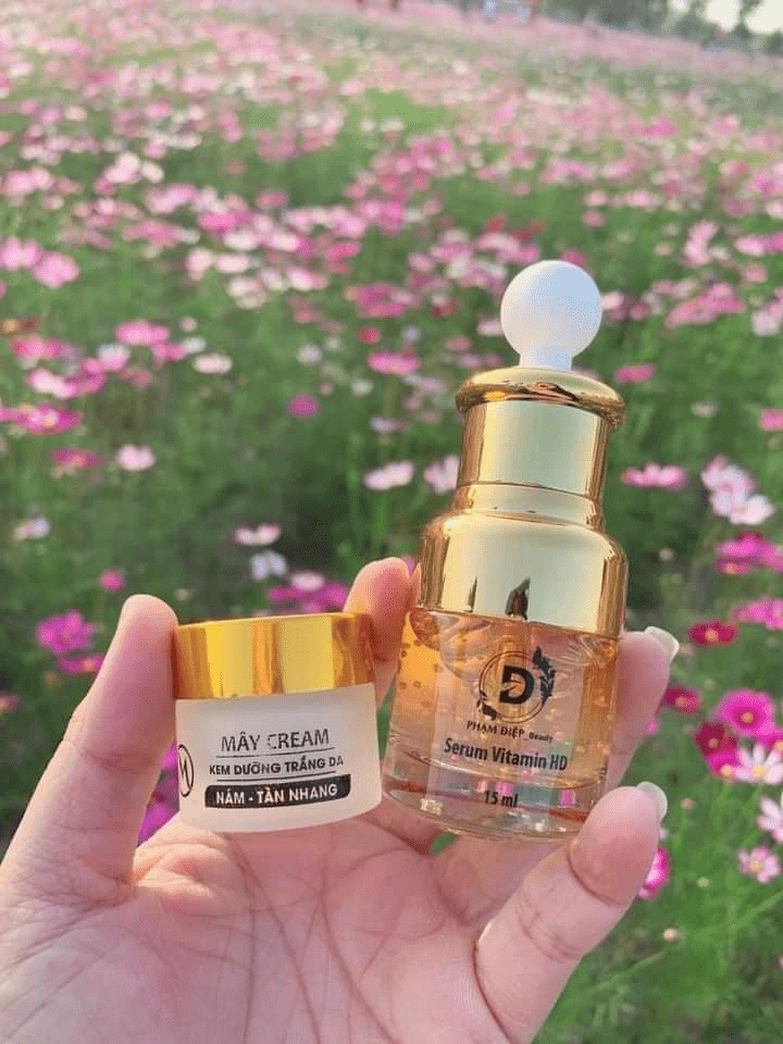 Combo Serum HD kết hợp kem Face Mây