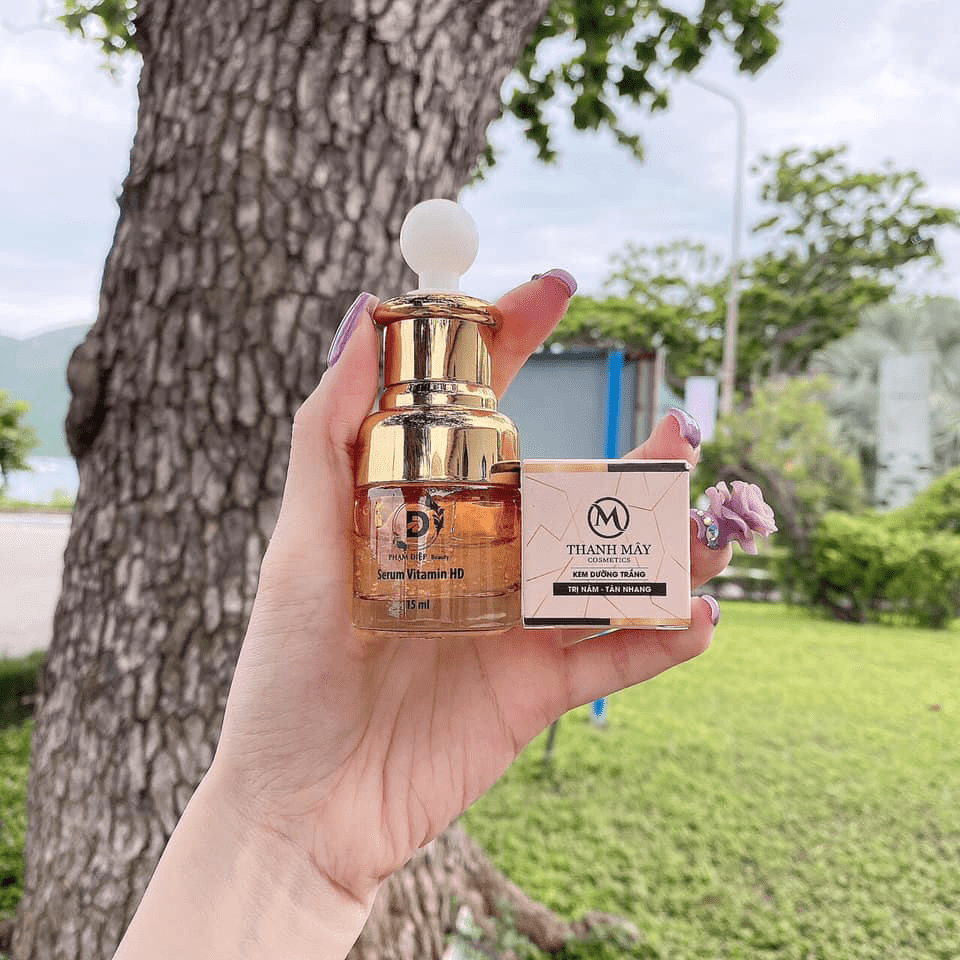 Combo Serum HD kết hợp kem Face Mây