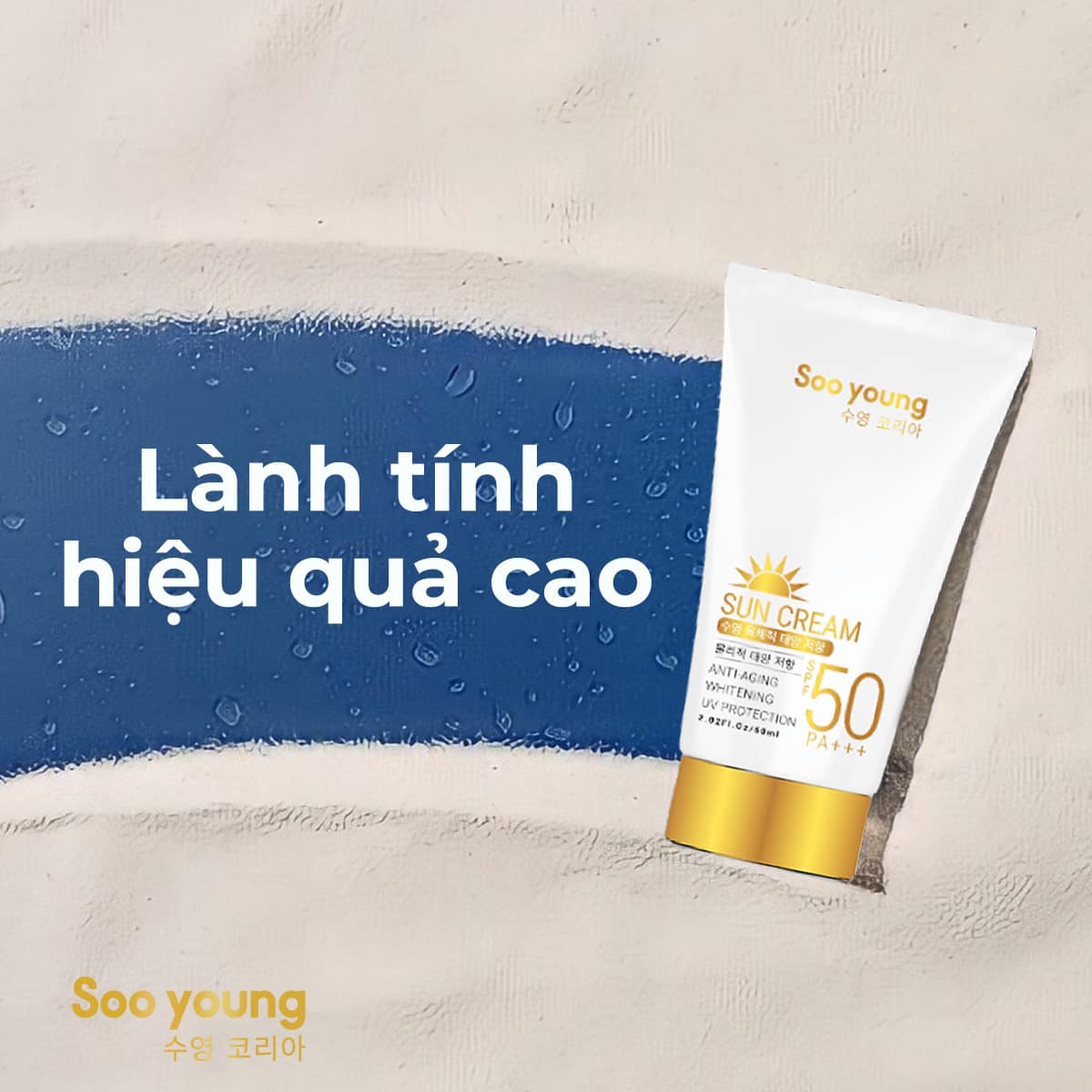 Kháng nắng vật lý Soo Young - “siêu phẩm" cho những làn da dầu mụn