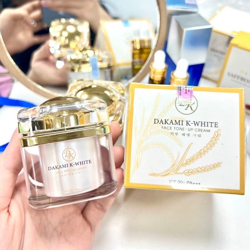 Dưỡng Da Trắng Sáng Bật Tone Chỉ 3 Phút Mỗi Ngày Với Kem Dakami K White Ban Ngày 3 In 1