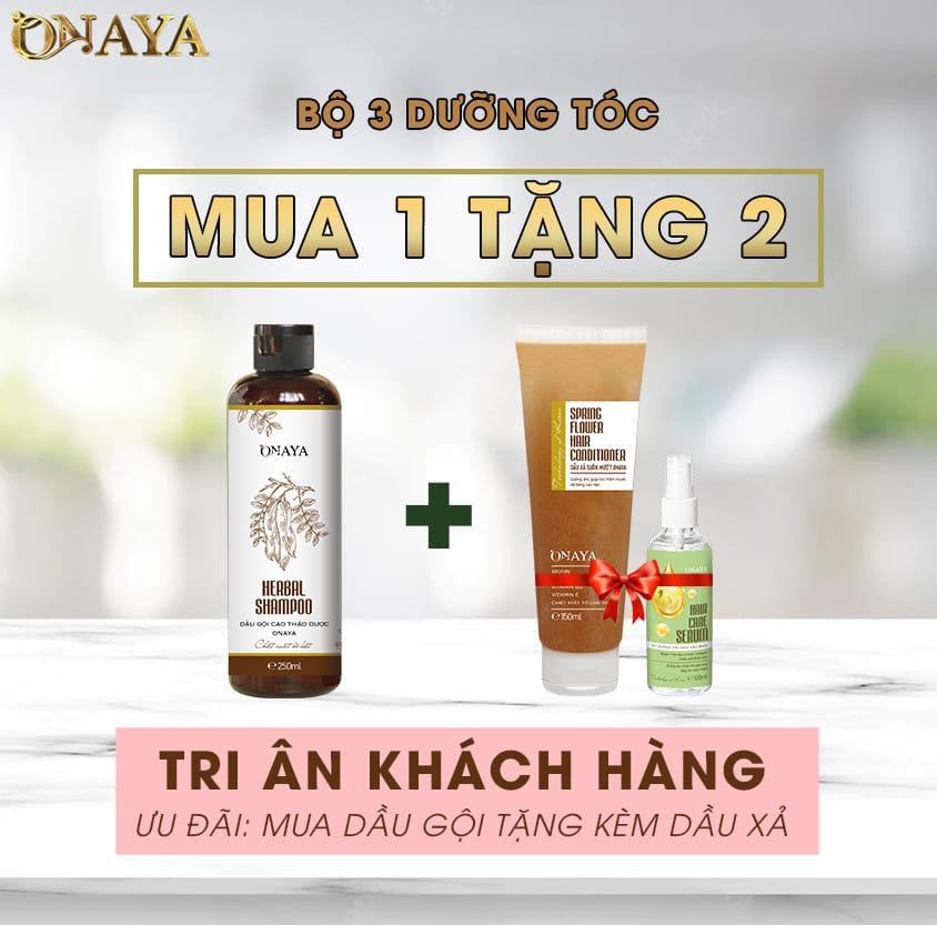 Mái Tóc Khỏe Đẹp Với Dầu Gội Cao Thảo Dược ONAYA
