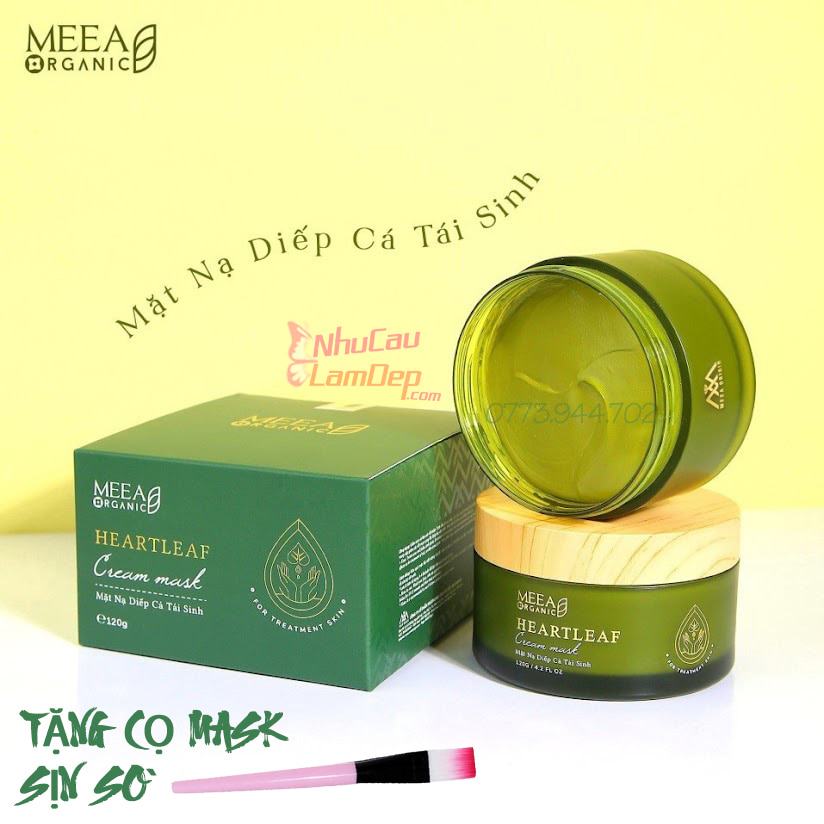 Sở Hữu Làn Da Căng Mịn Với Mặt Nạ Diếp Cá MEEA ORGANIC