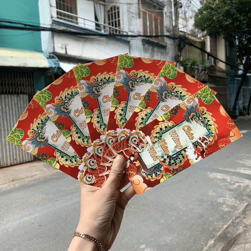 Combo 50 bao lì xì tết Quý Mão 2023