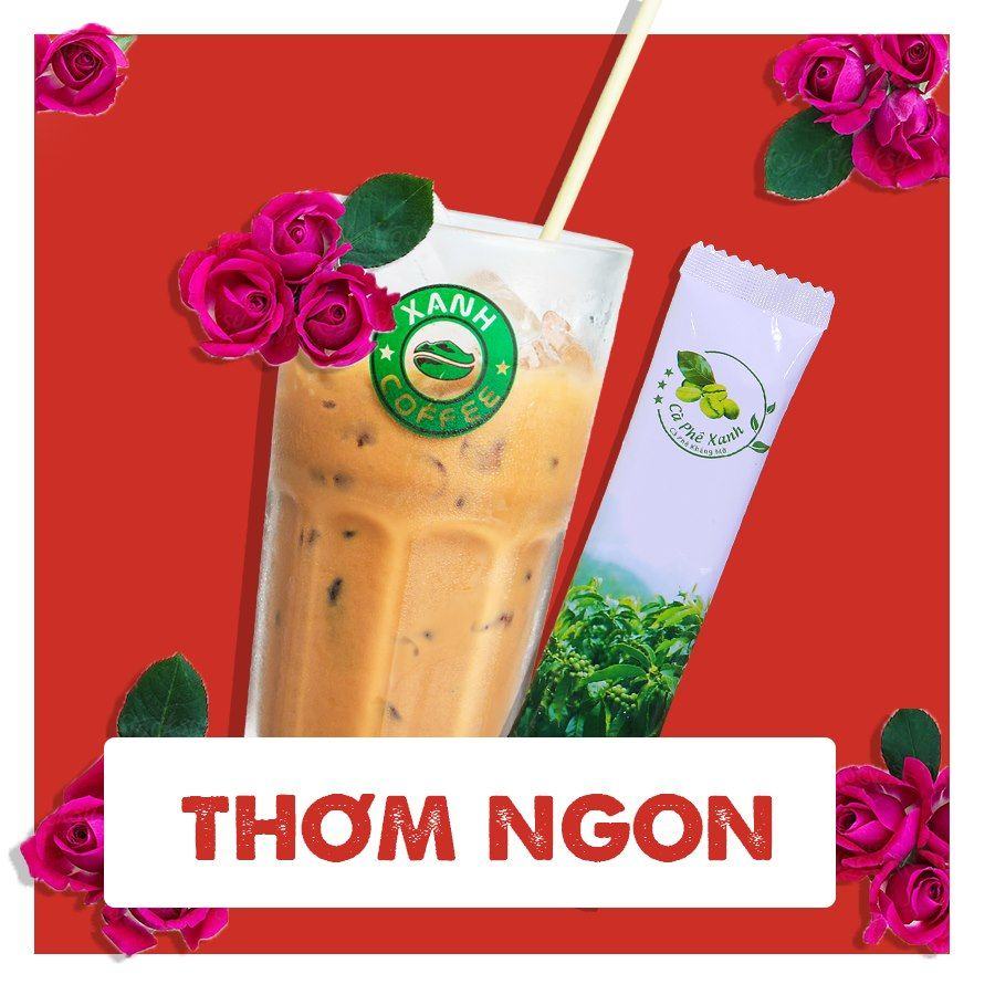 Khởi động ngày dài làm việc cùng cà phê xanh thêm đá nhé cả nhà!!!
