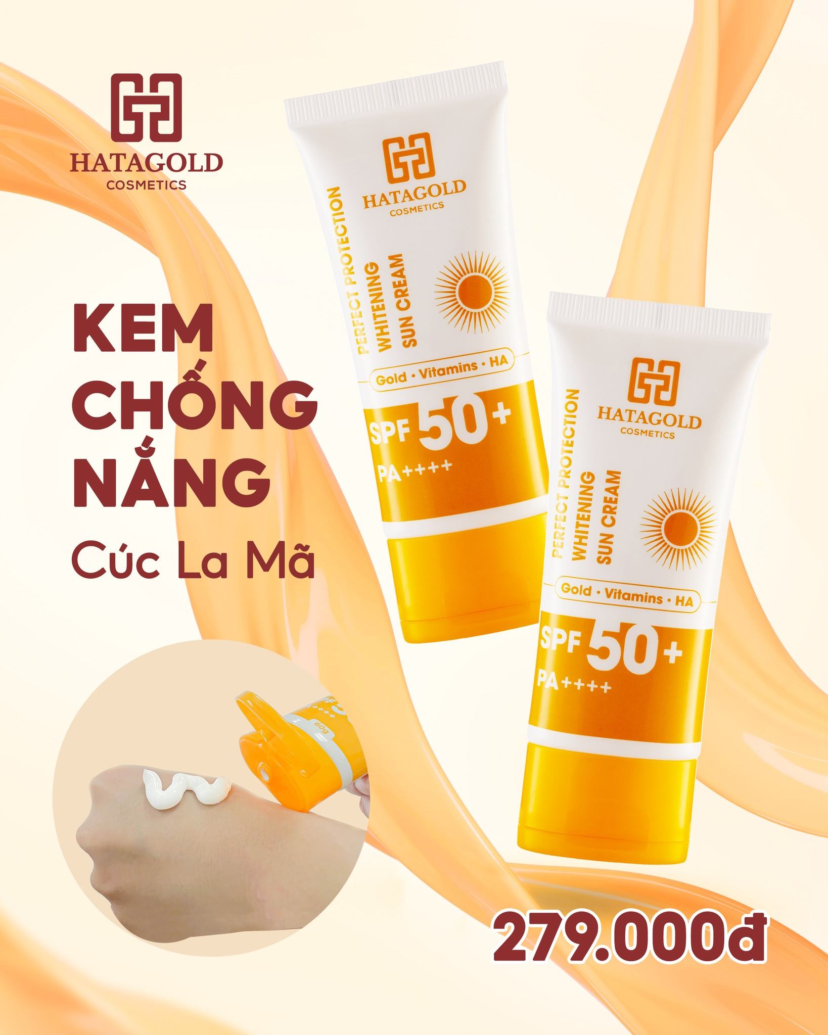 Ra mắt dòng kem chống nắng Hatagold thế hệ mới