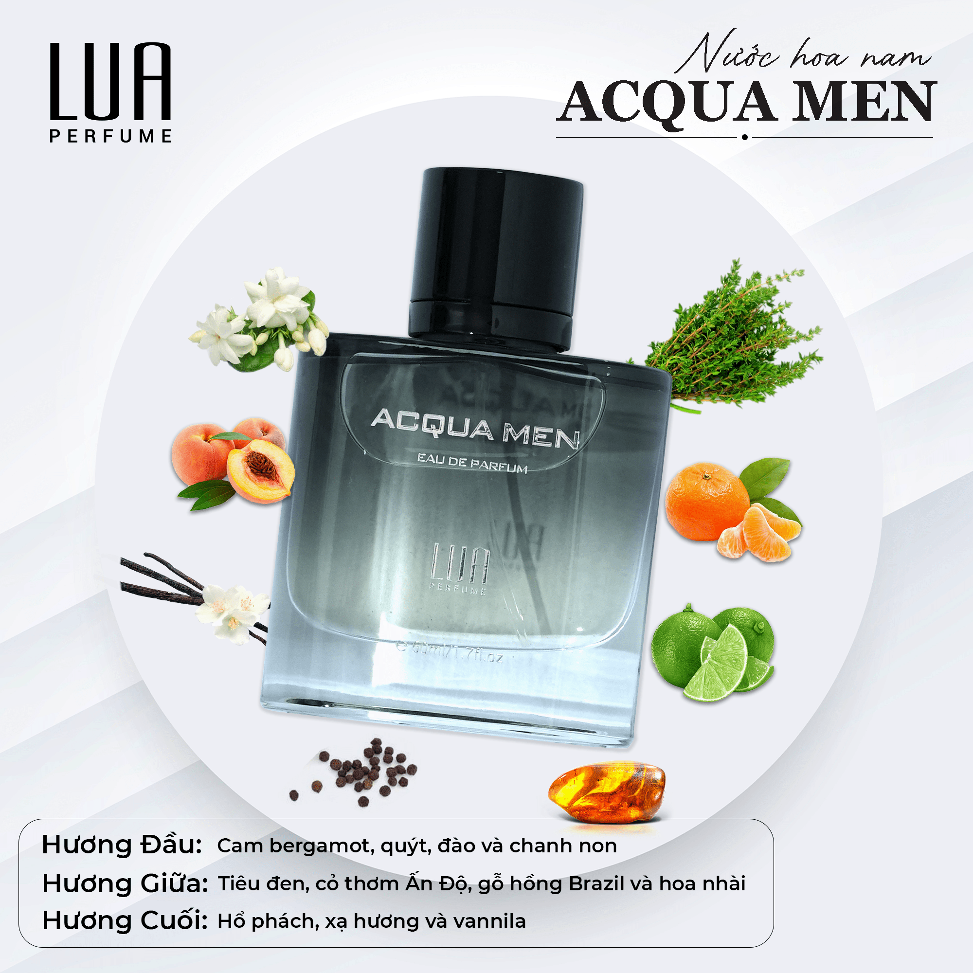 Accqua Men mùi hương nước hoa lên ngôi mùa hè