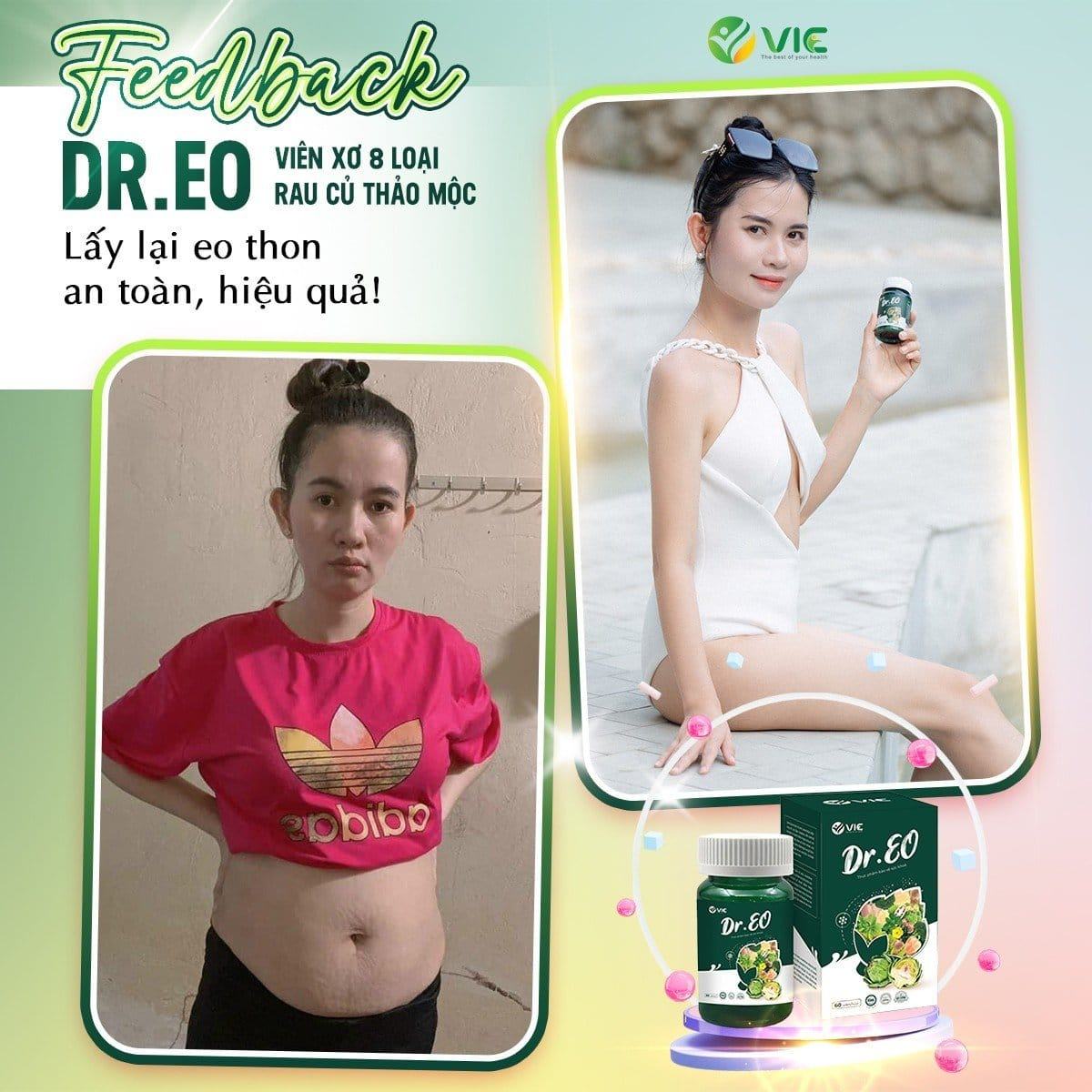 Viên xơ Dr.Eo phiên bản nâng cấp sang xịn gọt eo giảm bụng bao đỉnh luôn