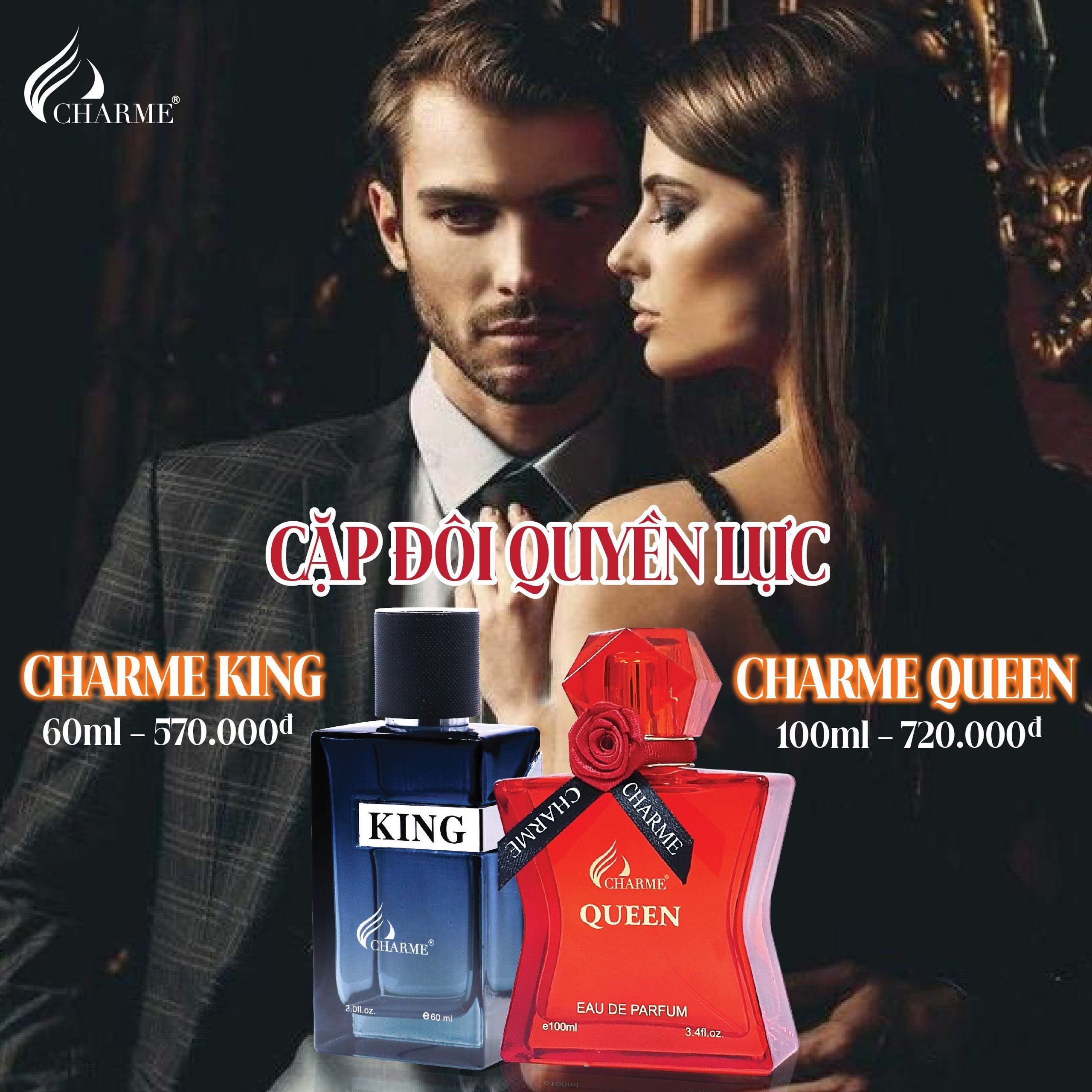 Chính hãng cao cấp giá tốt tạo điểm nhấn thu hút với nước hoa nữ Charme