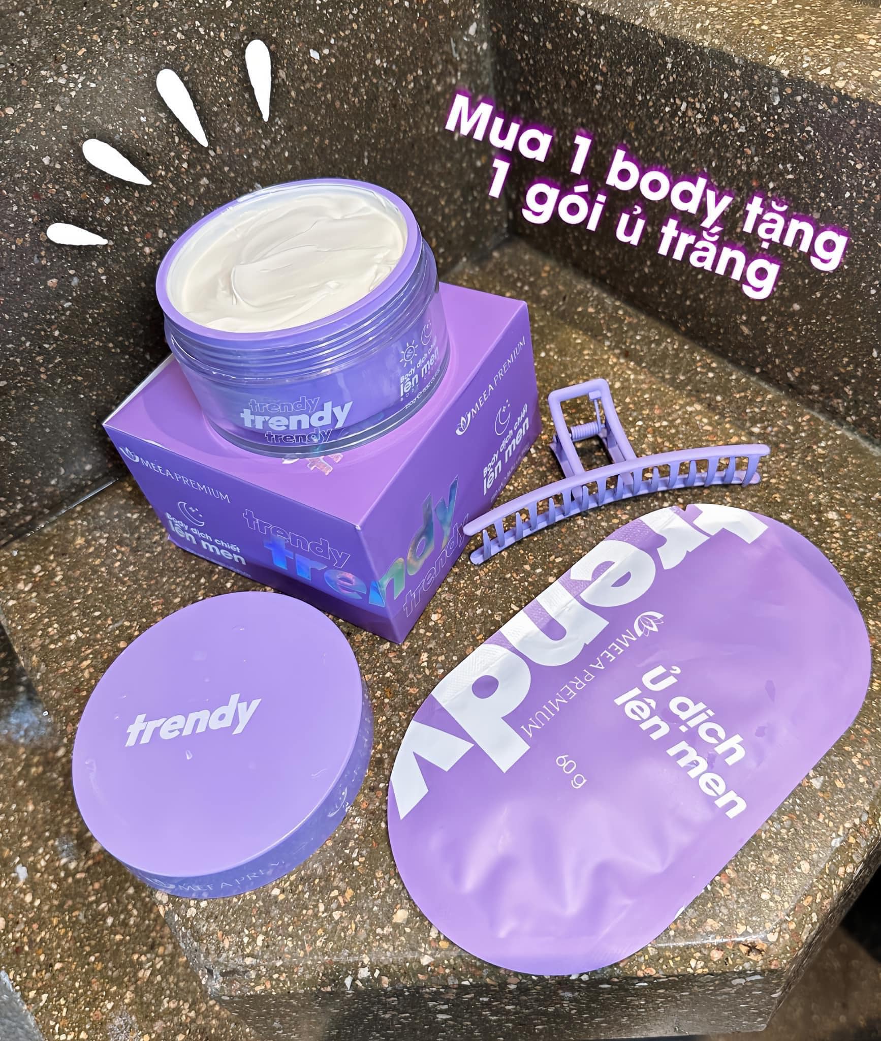 Thành phần chăm sóc da Body Trendy hiện nay