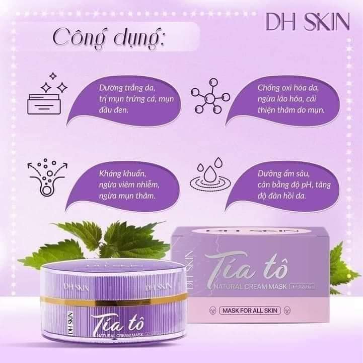 Vì sao nên chọn mặt nạ Tía Tô thay vì mặt nạ giấy