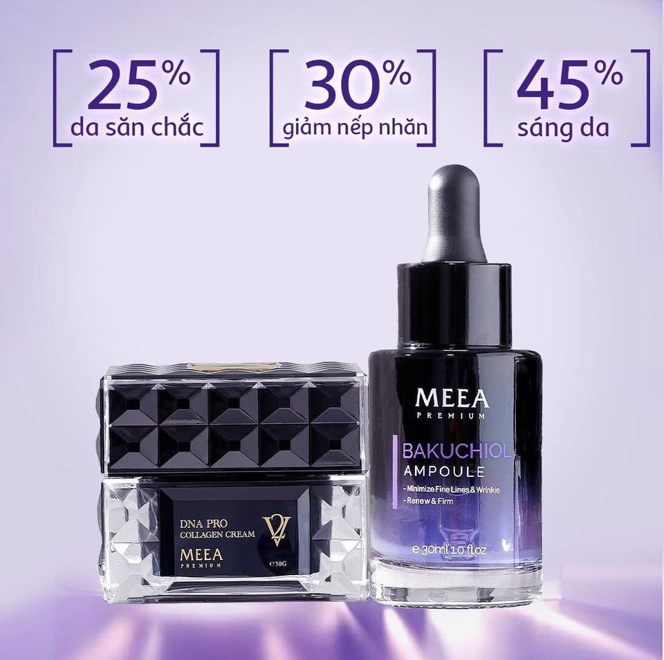 COMBO NÂNG DA SĂN CHẮC & TÁI TẠO THANH XUÂN - Face serum Collagen Cá Hồi DNA Pro V2 Meea Origin