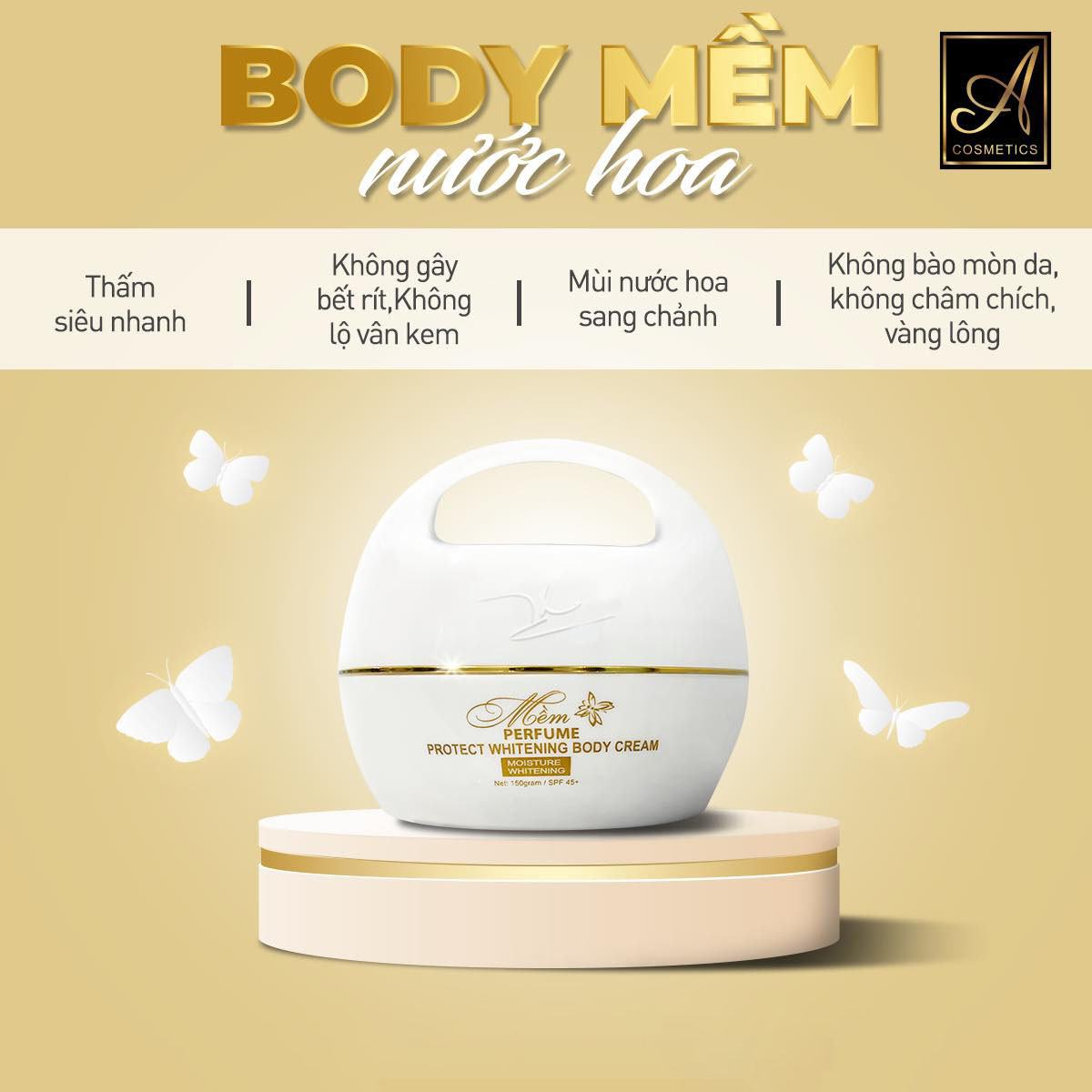 Kem Body Mềm A Cosmetic Chính Hãng 2023