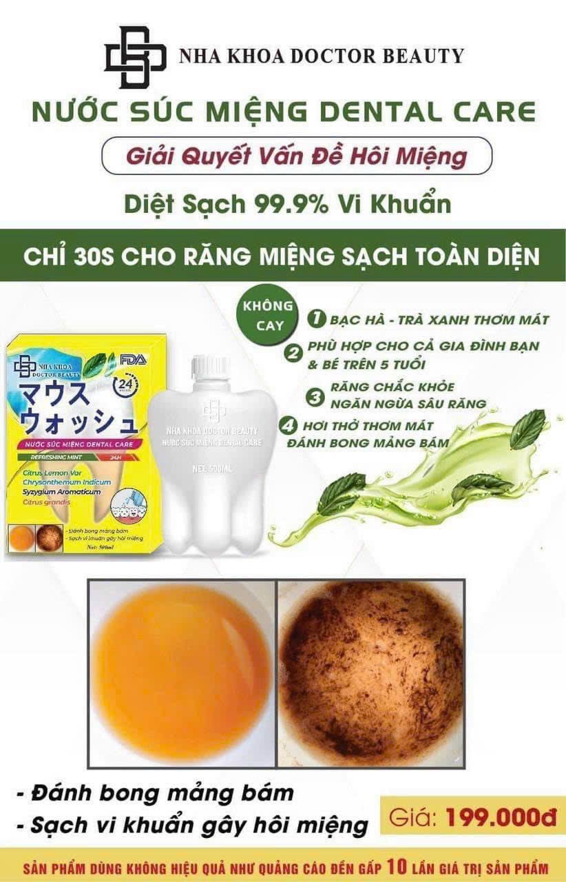Ngại giao tiếp thiếu tự tin Thì dùng ngay Nước Xúc Miệng Nha Khoa Dental Care