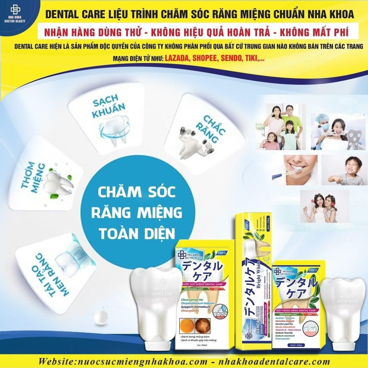 Ngại giao tiếp thiếu tự tin Thì dùng ngay Nước Xúc Miệng Nha Khoa Dental Care