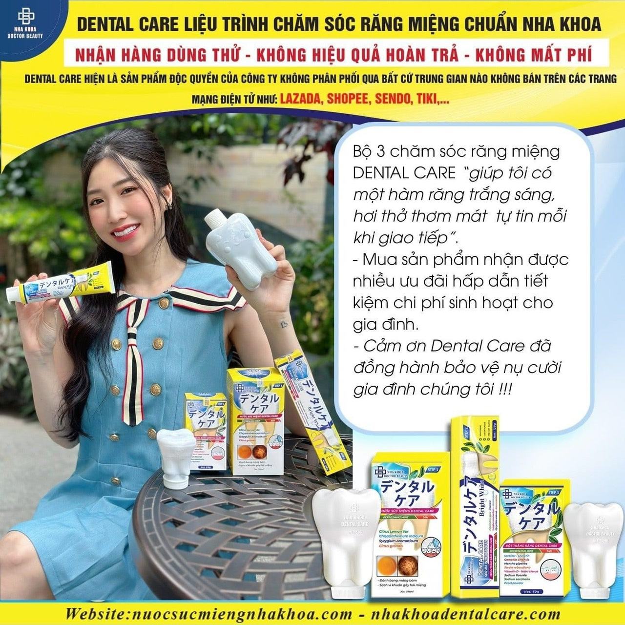 Ngại giao tiếp thiếu tự tin Thì dùng ngay Nước Xúc Miệng Nha Khoa Dental Care