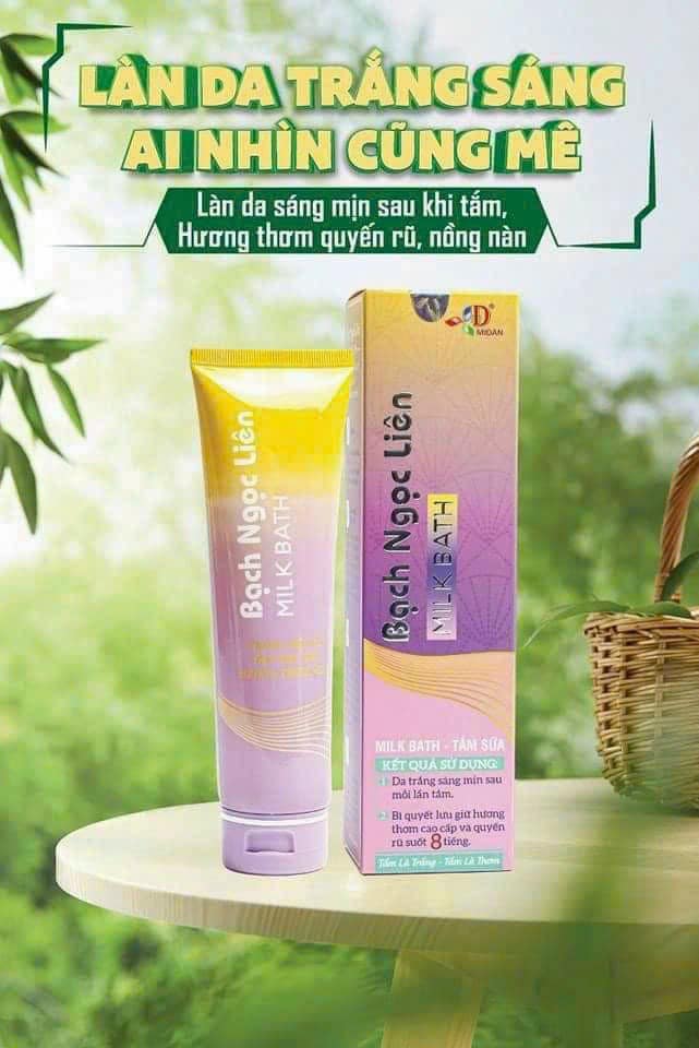 Tắm sữa Bạch Ngọc Liên da mịn như da em bé luôn á