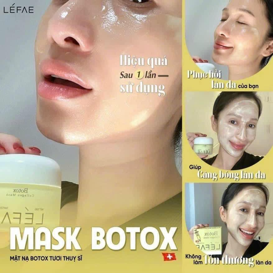Mặt nạ Botox tươi Thuỵ Sĩ hot hit như thế nào thì các nàng cũng hiểu rồi