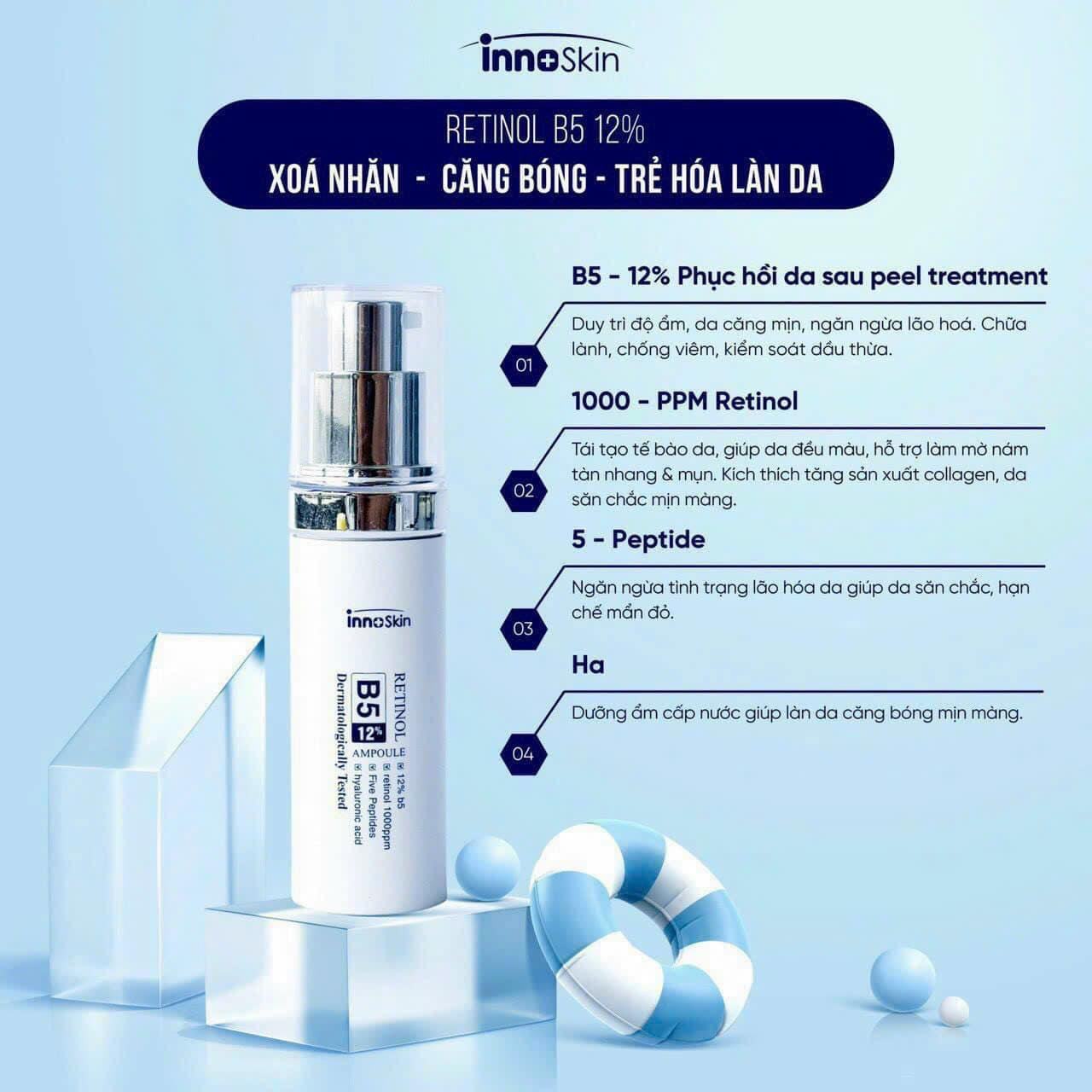 Đỉnh hơn cả mong đợi Em về Đủ bộ sản phẩm nhà Dược Mỹ Phẩm Innoskin rồi các bác ơi