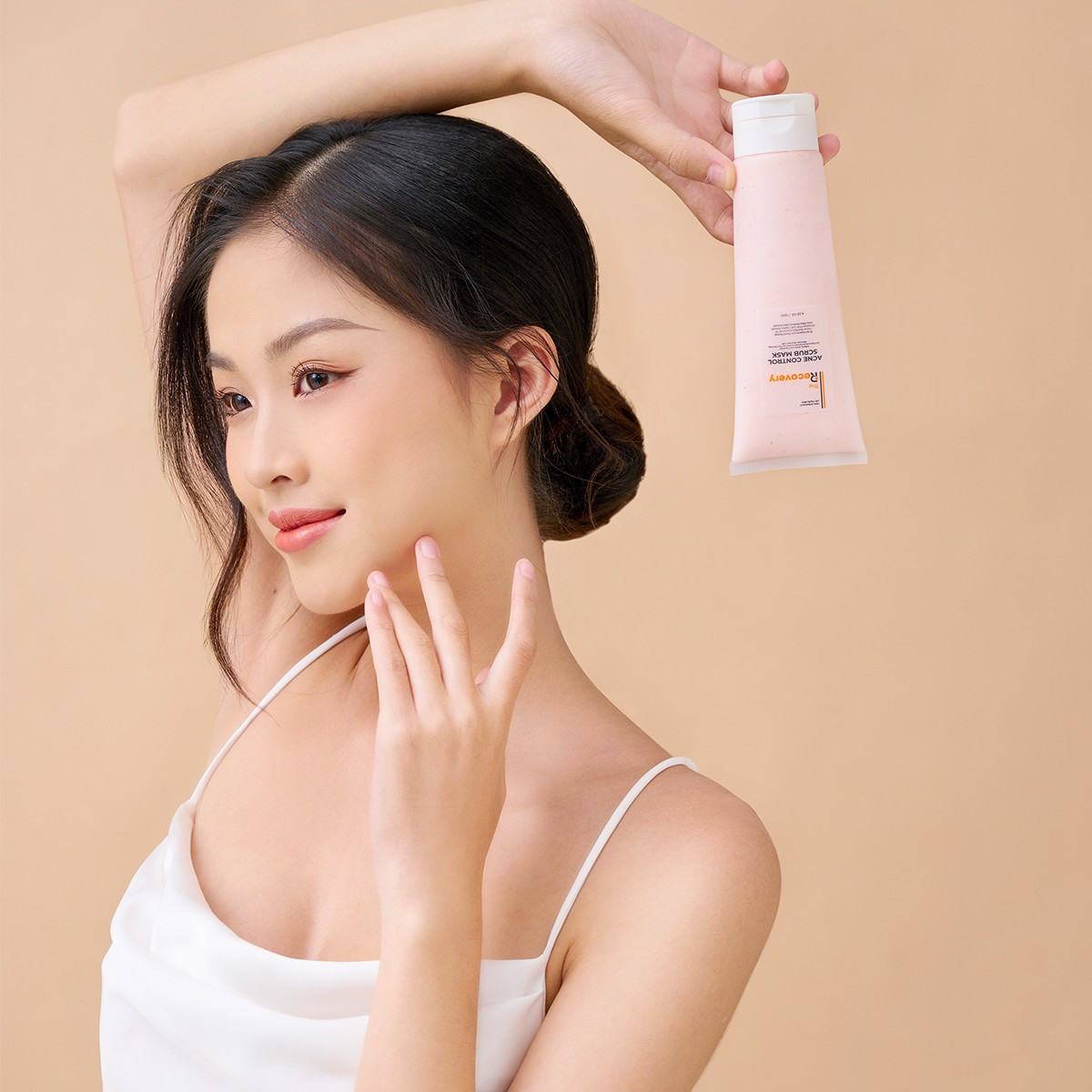 Tẩy tế bào chết da mặt giúp ngừa mụn sáng da The Recovery Acne Control Mask 120ml