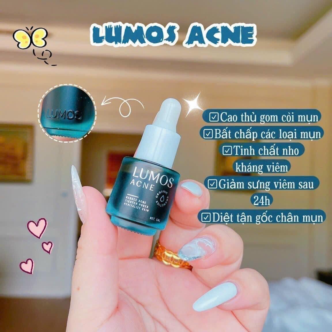 Lumos Acne luôn đồng hành cùng với em ở bất kì nơi đâu đây ạ