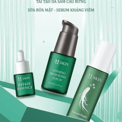 Combo Tái Tạo Sâm Cau Rừng MQ Skin