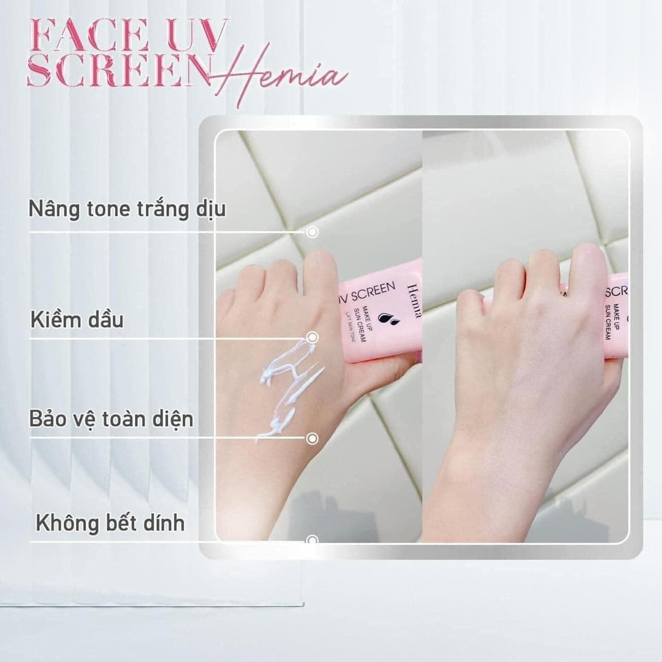 Kem Chống Nắng Hemia Hàn Quốc Sản phẩm không thể thiếu cho da làn da đẹp
