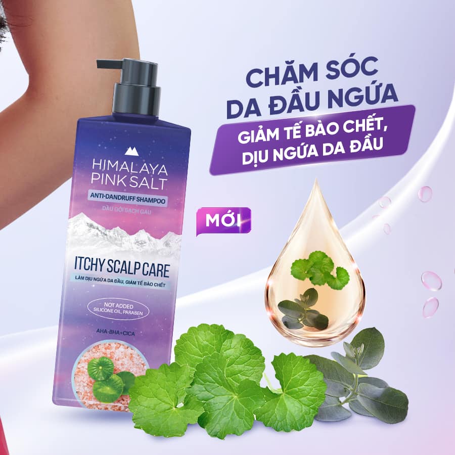Dầu Gội Sạch Gàu Muối Hồng Himalaya Soft Silky Hàn Quốc