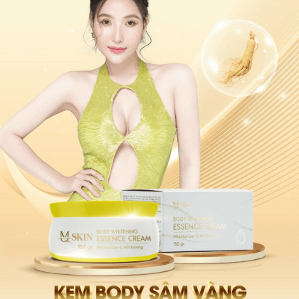 Kem Body Sâm Vàng MQ Skin Essence Cream (Tặng Kích Trắng)