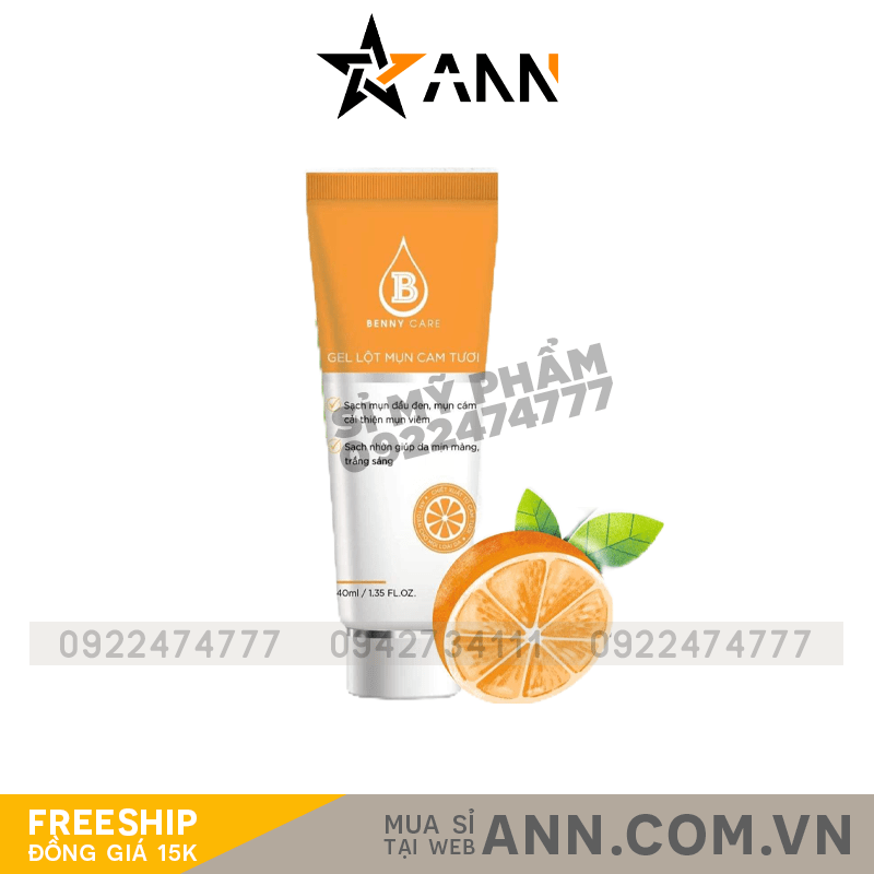 Gel Lột Mụn Cam Tươi MD Beauty Benny Care