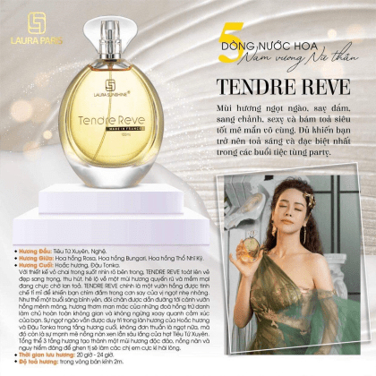 Nước Hoa Nữ Laura Sunshine Tendre Reve 100ml