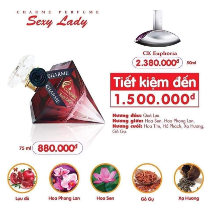 Nước Hoa Charme Sexy Lady 75ml Nữ