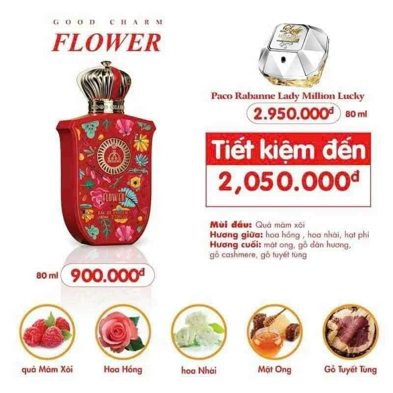 NƯỚC HOA GOOD CHARME FLOWER 80M