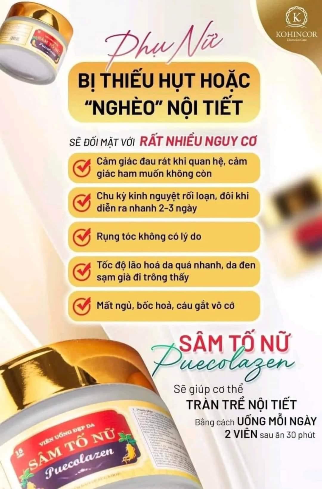 Hãy níu giữ thanh xuân của mình, cùng viên uống đẹp da Sâm Tố nữ nhé