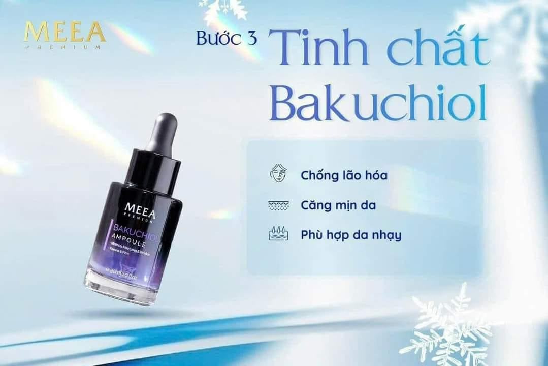 Serum Dưỡng Trắng Bakuchiol Ampoule V2 Meea Origin Phiên Bản Mới 30ml
