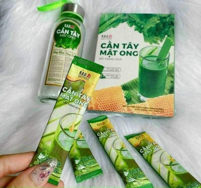 Cần tây mật ong Motree giữ trọ dưỡng chất của một ly nước Detox dinh dưỡng