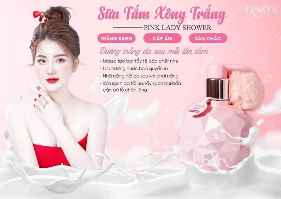 Sữa Tắm Xông Trắng Pink Lady Cái tên được săn lùng rộn ràng nhất hiện nay