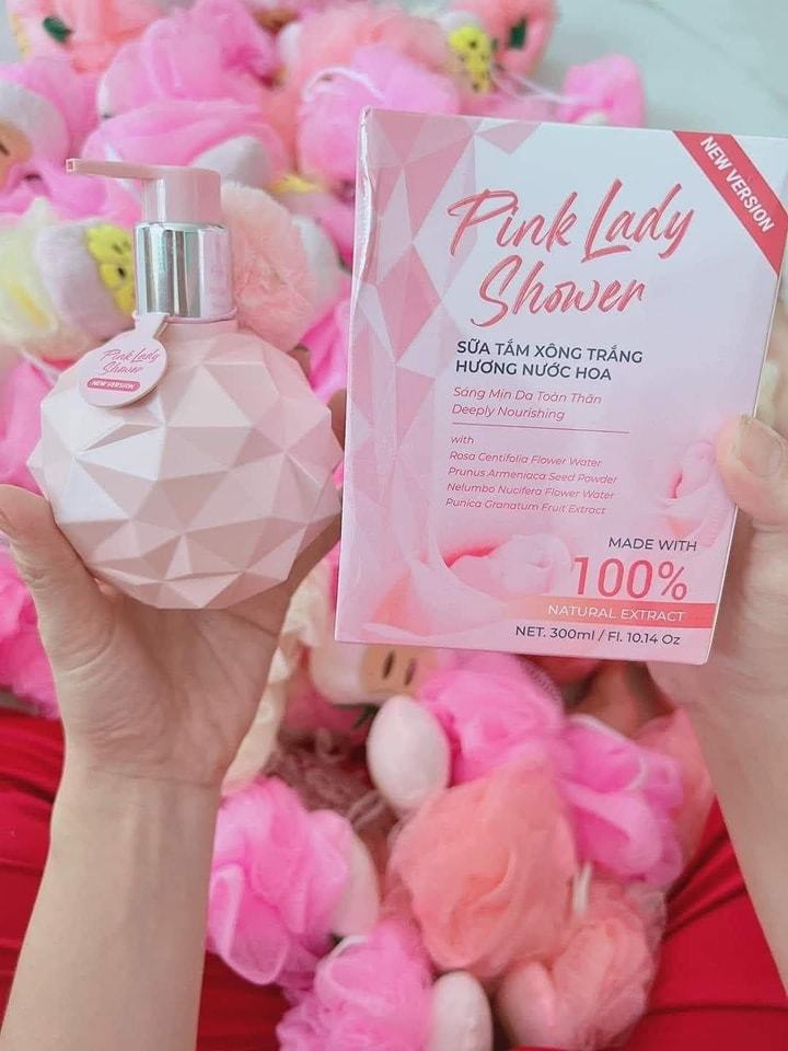 Sữa Tắm Xông Trắng Pink Lady Cái tên được săn lùng rộn ràng nhất hiện nay
