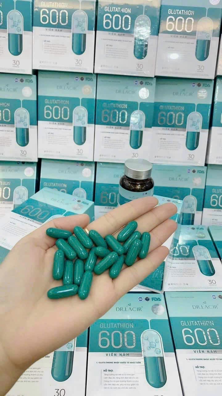 Viên Uống Trắng Da Glutathione 600 Dr Lacir Để Sở Hữu Làn Da Trắng Mịn Banh Nóc