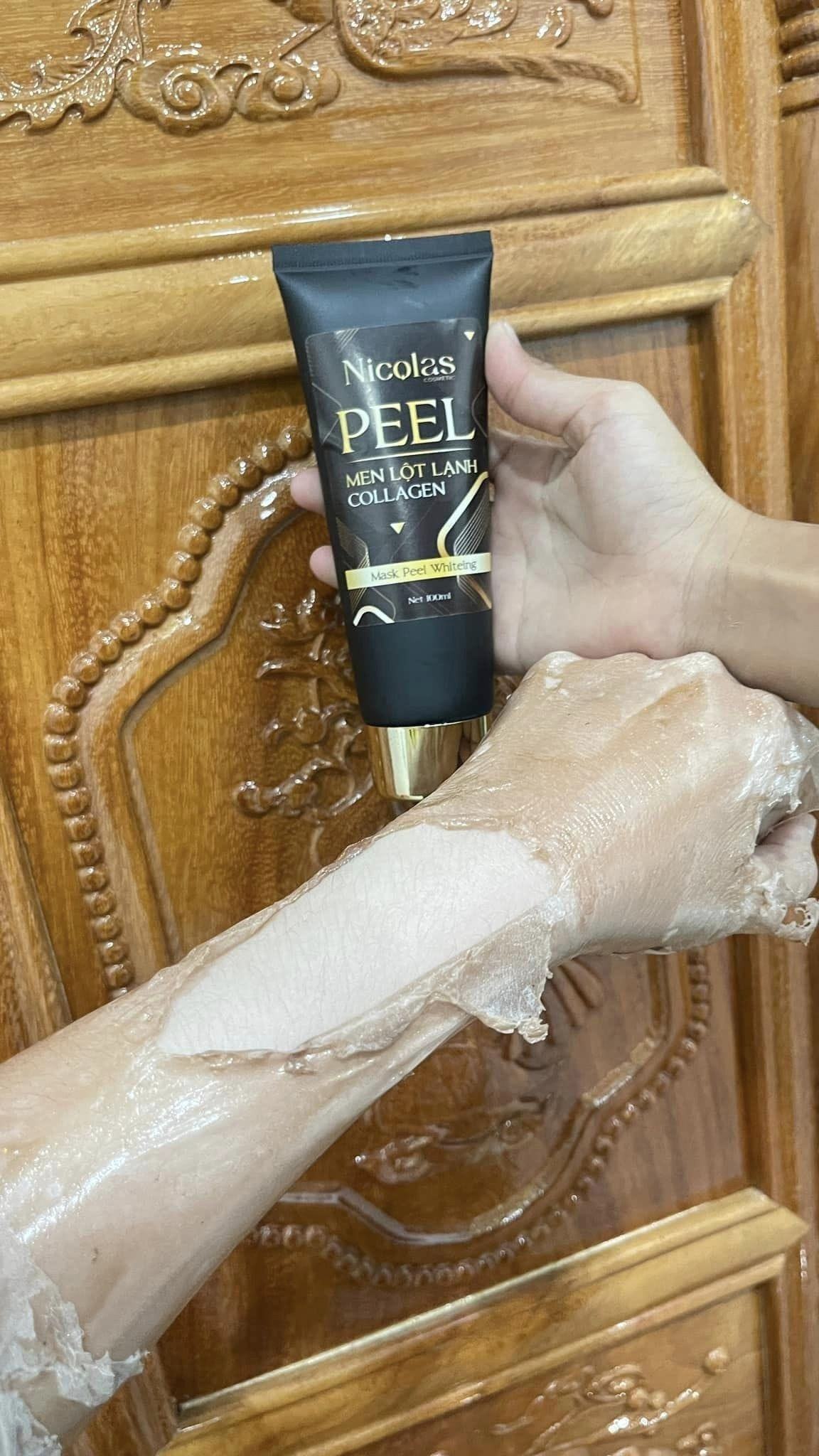 Da trắng mặc gì cũng đẹp với Men lột lạnh collagen Nicolas